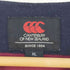 カンタベリーオブニュージーランド CANTERBURY OF NEW ZEALAND ロゴ刺繍 ボーダー ラガーシャツ メンズ import:XL