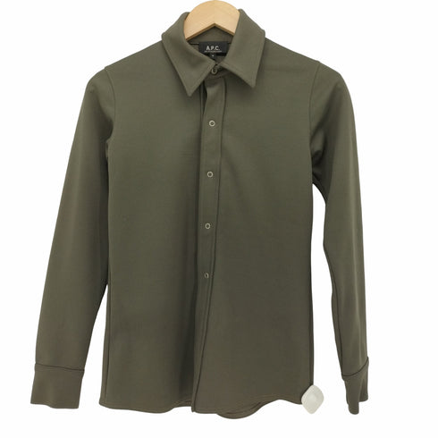 アーペーセー A.P.C. スナップボタン シャツ ジャケット レディース import:S