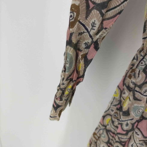 ミナペルホネン mina perhonen Hanna シルク混 花柄 ワンピース レディース JPN:36