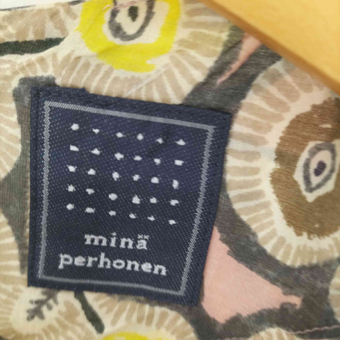 ミナペルホネン mina perhonen Hanna シルク混 花柄 ワンピース レディース JPN:36