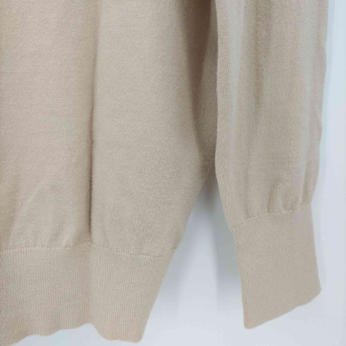 ラトータリテ La Totalite 22AW 14G天竺Vネック プルオーバー ニット レディース FREE