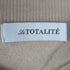 ラトータリテ La Totalite 22AW 14G天竺Vネック プルオーバー ニット レディース FREE
