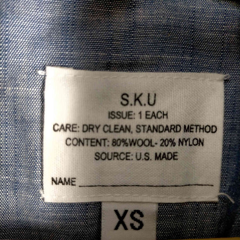 セーブカーキユナイテッド S.K.U. SAVE KHAKI UNITED USA製 ウールブルゾン メンズ import:XS