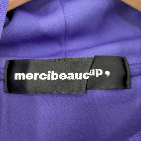 メルシーボークー mercibeaucoup 20SS ビッグシルエットパーカー プルオーバー チュニック 長袖 レディース JPN:1