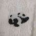 ディジット dzzit Gather Design Panda One-Point Dress ワンピース ミニ フレア 半袖 クルーネック 刺繍 スパンコール レディース JPN:S