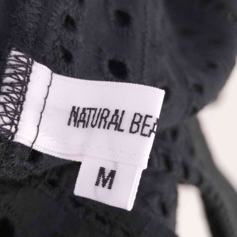 ナチュラルビューティーベーシック NATURAL BEAUTY BASIC エンブロイダリーカシュクールワンピース レディース JPN:M