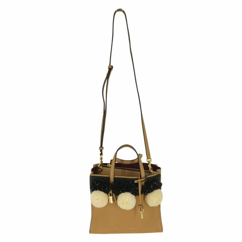 マークジェイコブス MARC JACOBS Mini Grind The Beads & Pompoms ミニ グラインド ビーズ ポンポン トートバッグ レディース
