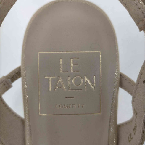 ルタロン Le Talon ビジュー ラメストラップサンダル レディース JPN:S