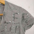 モンクレール MONCLER パフスリーブ シルバーロゴ VネックTシャツ レディース import:XS