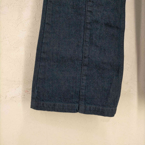 ボナム BONUM 21AW アクセントボタンフレアデニムパンツ ジーンズ ブーツカット ジップフライ レディース JPN:40