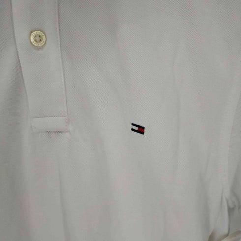 トミーヒルフィガー TOMMY HILFIGER フラッグロゴ刺繍ポロシャツ メンズ L