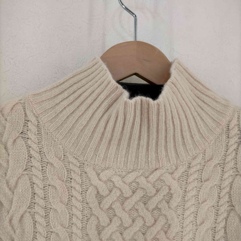ユナイテッドアローズグリーンレーベルリラクシング UNITED ARROWS green label relaxing HAMILTON LAMBSWOOL ニット セーター 長袖 ハイネック ウール レディース FREE