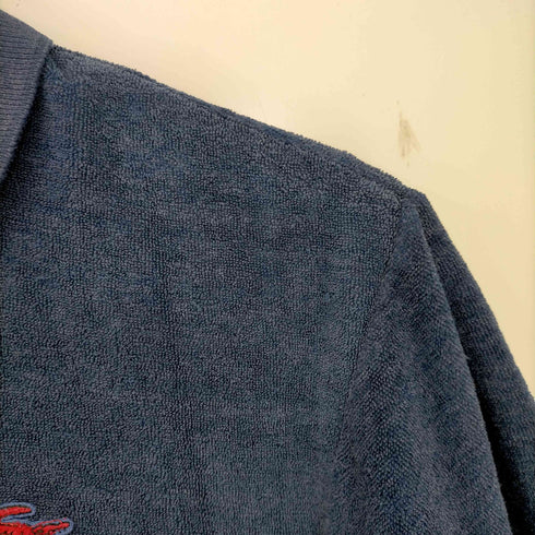アイゾッドラコステ IZOD LACOSTE 70s 赤ロゴ刺繍 パイル地 ポロシャツ レディース
