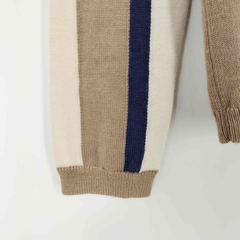 ユニクロイネスドラフレサンジュ UNIQLO INES DE LA FRESSANGE エクストラファインメリノ ストライプ セーター レディース JPN:L