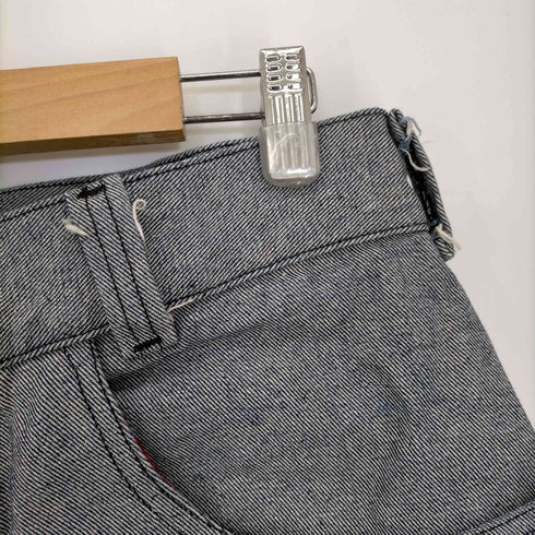 KTD gear USA製 インサイドアウト ボタンフライデニムショーツ メンズ XL
