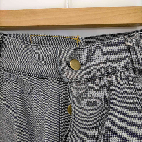 KTD gear USA製 インサイドアウト ボタンフライデニムショーツ メンズ XL
