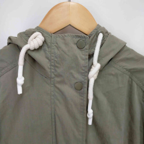 ザラ ZARA WATER REPELLENT PARKA 撥水ジップアップ ナイロンジャケット レディース import:L