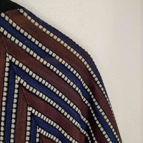 ジャンポールゴルチエオム Jean Paul GAULTIER HOMME ストライプ柄半袖リブニット メンズ EUR:48