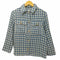 ザラ ZARA パールボタン 襟付きツイードジャケット レディース import:XS