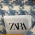 ザラ ZARA パールボタン 襟付きツイードジャケット レディース import:XS