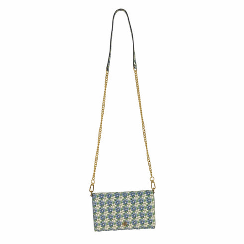 トリーバーチ TORY BURCH ROBINSON CROSSBODY ロビンソン クロスボディ フラワーパターン チェーンショルダーバッグ レディース