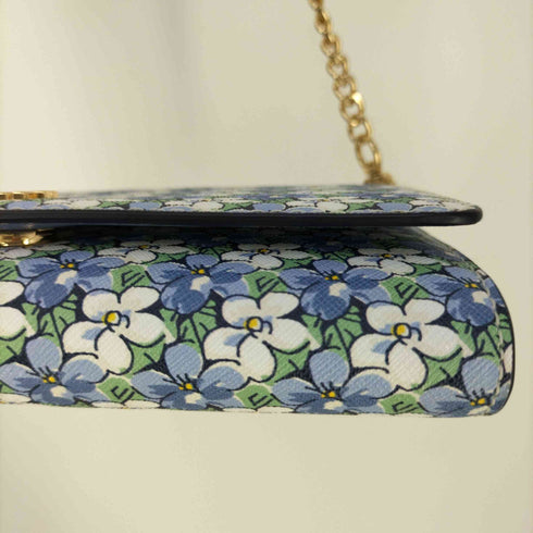 トリーバーチ TORY BURCH ROBINSON CROSSBODY ロビンソン クロスボディ フラワーパターン チェーンショルダーバッグ レディース