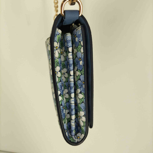 トリーバーチ TORY BURCH ROBINSON CROSSBODY ロビンソン クロスボディ フラワーパターン チェーンショルダーバッグ レディース