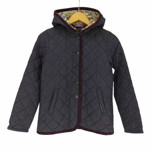 ラベンハム LAVENHAM 英国製 裏地花柄 キルティングジャケット レディース 34