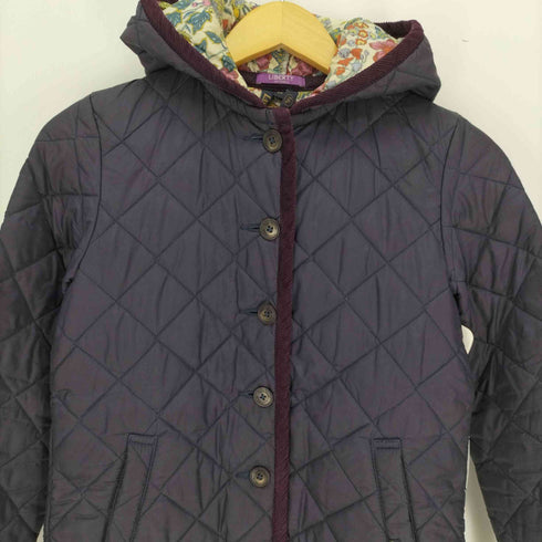 ラベンハム LAVENHAM 英国製 裏地花柄 キルティングジャケット レディース 34