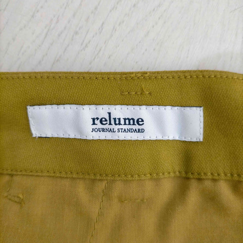 ジャーナルスタンダードレリューム JOURNAL STANDARD relume 21SS コットンリネンチノフレアパンツ レディース JPN:38