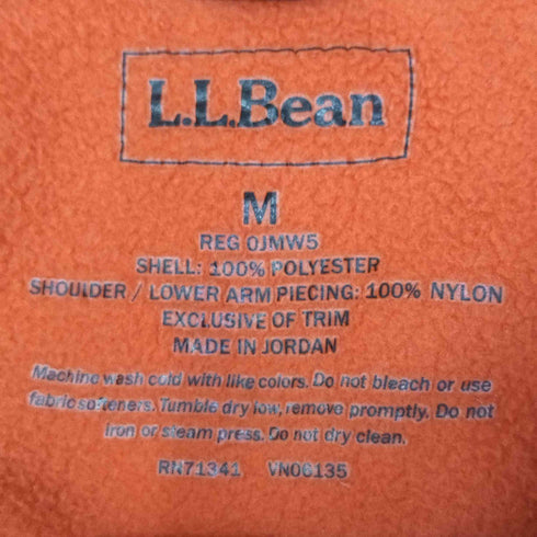 エルエルビーン L.L.Bean バイカラージップアップ フリース ジャケット メンズ import:M