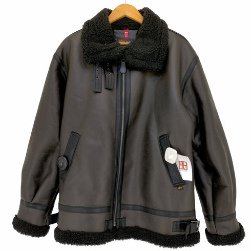 アルファインダストリーズ ALPHA INDUSTRIES B-3 フェイクムートン フライトジャケット メンズ XL