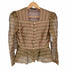 jean dore palais シースルーラメジャケット レディース 9R