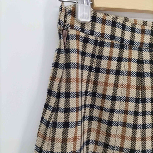 ダックス DAKS チェック プリーツスカート レディース 63-90