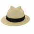 ボルサリーノ Borsalino PANAMA FINE ホワイト ブルー パナマハット メンズ 57