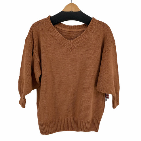 TWINS FLORENCE V KNIT ニット セーター 麻 リネン混 ボリュームスリーブ ワイドシルエット 長袖 レディース JPN:S