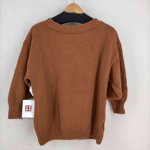 TWINS FLORENCE V KNIT ニット セーター 麻 リネン混 ボリュームスリーブ ワイドシルエット 長袖 レディース JPN:S