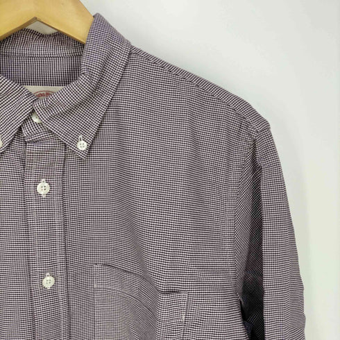 レッドフリースブルックスブラザース Red Fleece Brooks Brothers 千鳥格子柄 ボタンダウンシャツ メンズ import:M