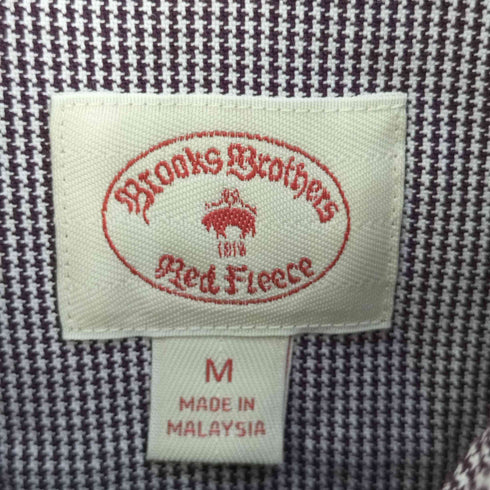 レッドフリースブルックスブラザース Red Fleece Brooks Brothers 千鳥格子柄 ボタンダウンシャツ メンズ import:M