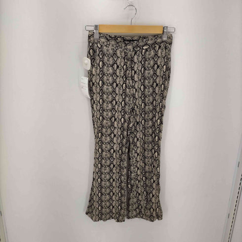 ザラ ZARA FLUID ANIMAL PRINT BLAZER セットアップ レディース import:L