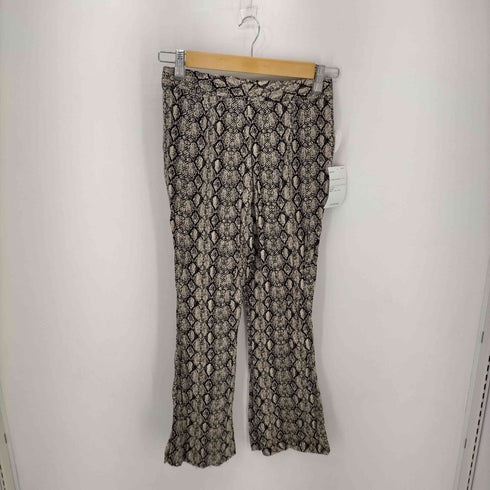 ザラ ZARA FLUID ANIMAL PRINT BLAZER セットアップ レディース import:L