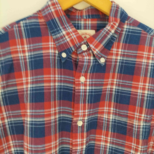 レッドフリースブルックスブラザース Red Fleece Brooks Brothers ボタンダウン チェックシャツ メンズ import:M
