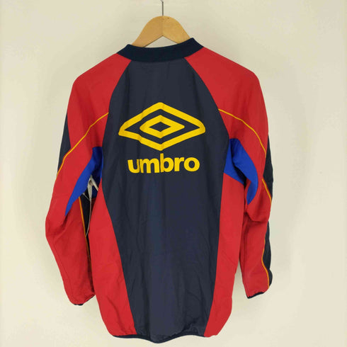 アンブロ UMBRO 裏地メッシュ センターロゴ プルオーバー トレーニング ジャケット ピステ メンズ import:S