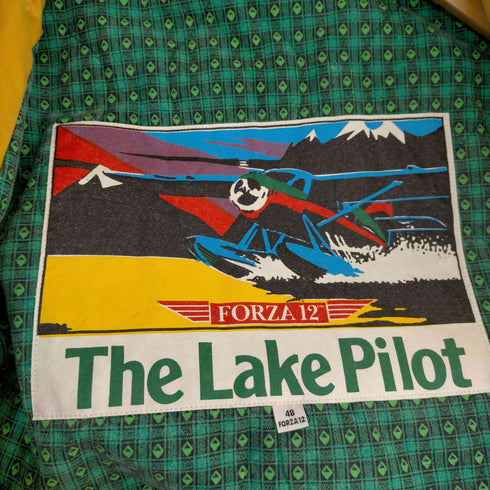 FORZA12 MADE IN ITALY ユーロ 裏地総柄 ダック地セーリングジャケット The Lake Pilot メンズ EUR:48