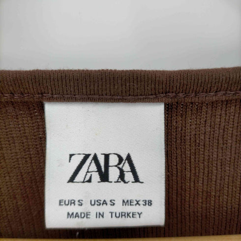 ザラ ZARA クロシェハット ベスト メンズ import:S