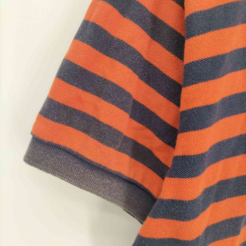 ポロバイラルフローレン Polo by RALPH LAUREN ポニー刺繍 ボーダー S/S ポロシャツ メンズ import:XL