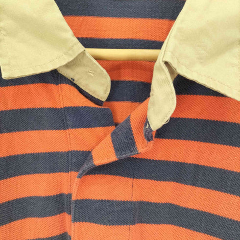 ポロバイラルフローレン Polo by RALPH LAUREN ポニー刺繍 ボーダー S/S ポロシャツ メンズ import:XL
