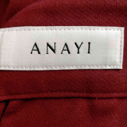 アナイ ANAYI ワイドストレートパンツ レディース JPN:36