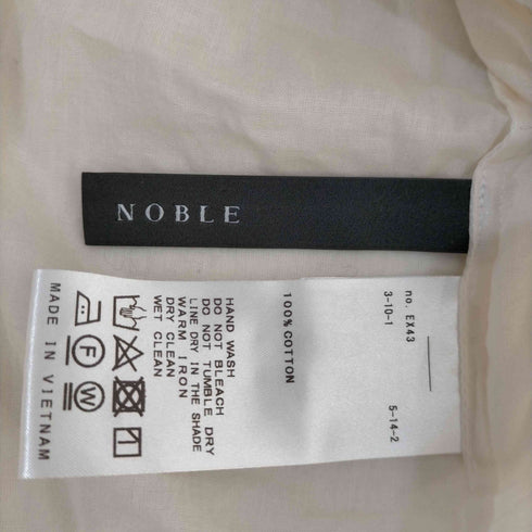 ノーブル Noble 19AW シアーシャツ ブラウス シースルー 長袖 レディース ONE SIZE