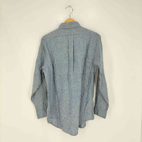 ブルックスブラザーズ BROOKS BROTHERS THE ORIGINAL POLO SHIRT リネンシャンブレー ボタンダウンシャツ メンズ import:M